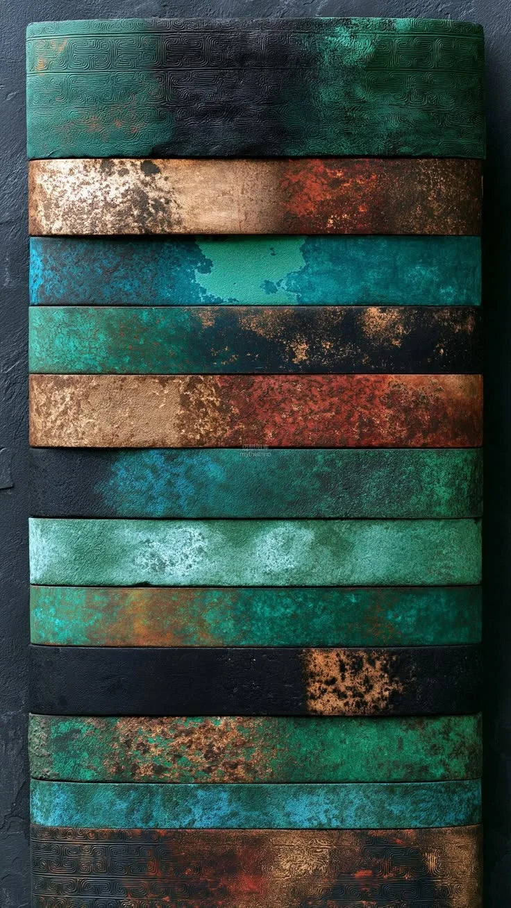 The beauty of Copper and Brass Patina