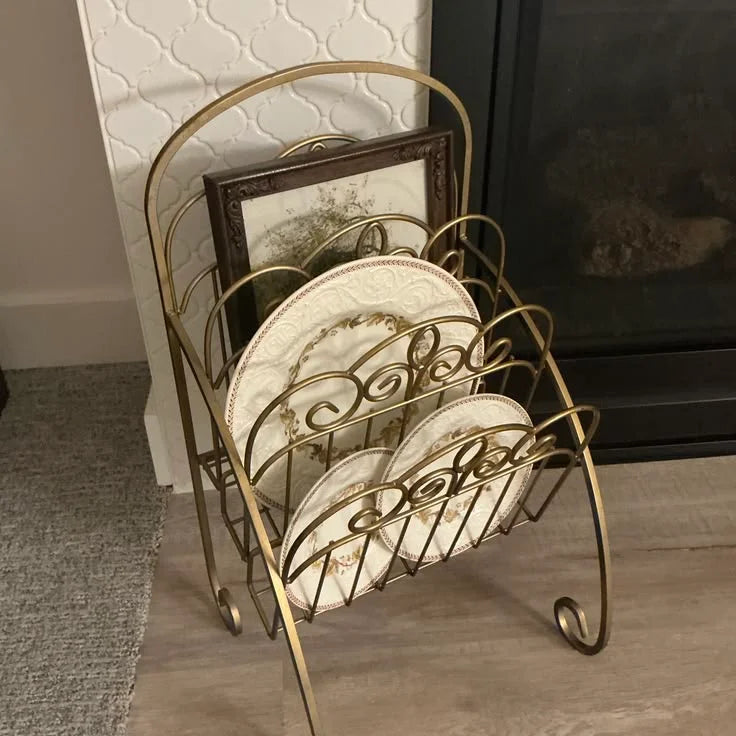 Brass Vintage Magazine Racks: A beautiful Accent That Makes Every Interior unique.