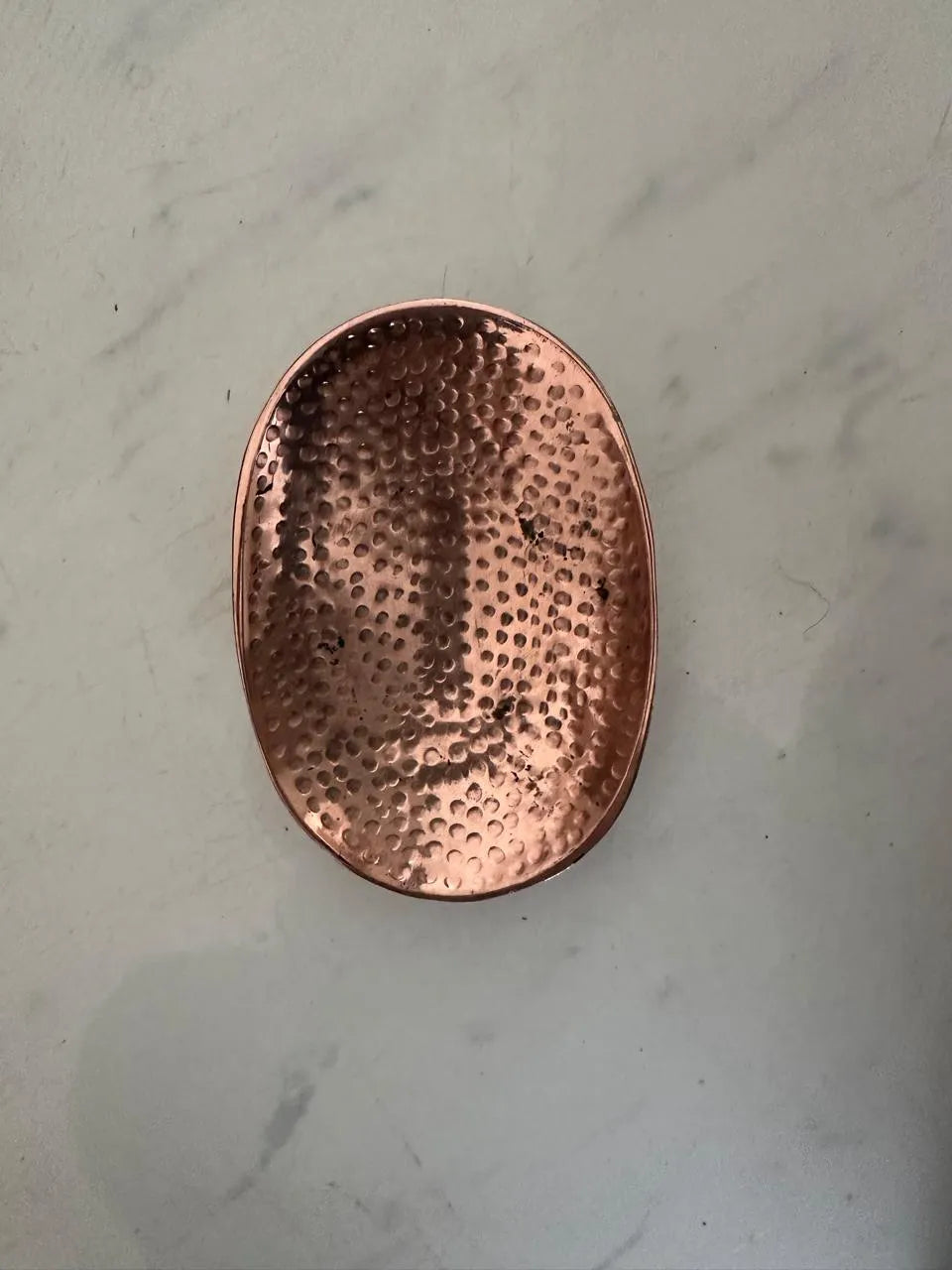 Unlacquered Copper Soap Dish, Countertop Bar Soap Holder
