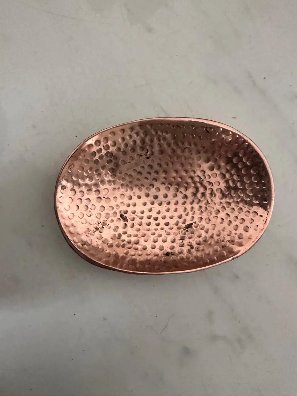 Unlacquered Copper Soap Dish, Countertop Bar Soap Holder