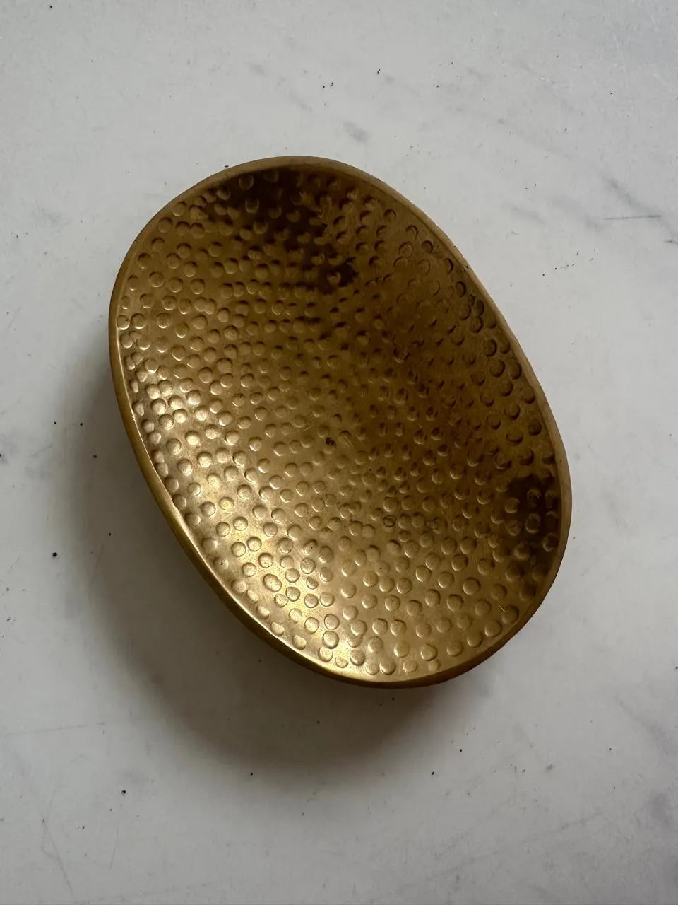 Unlacquered Brass Soap Dish, Countertop Bar Soap Holder