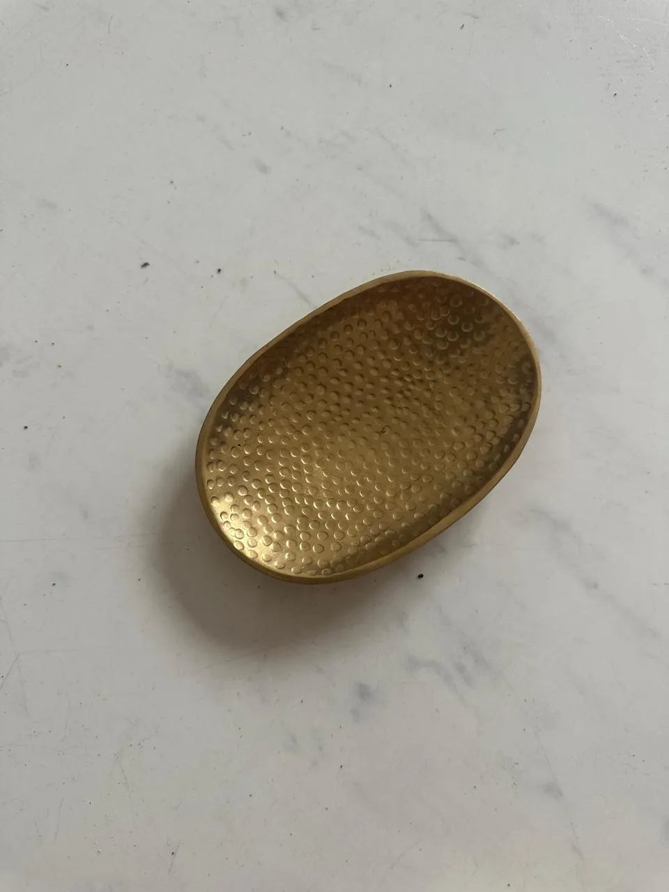 Unlacquered Brass Soap Dish, Countertop Bar Soap Holder