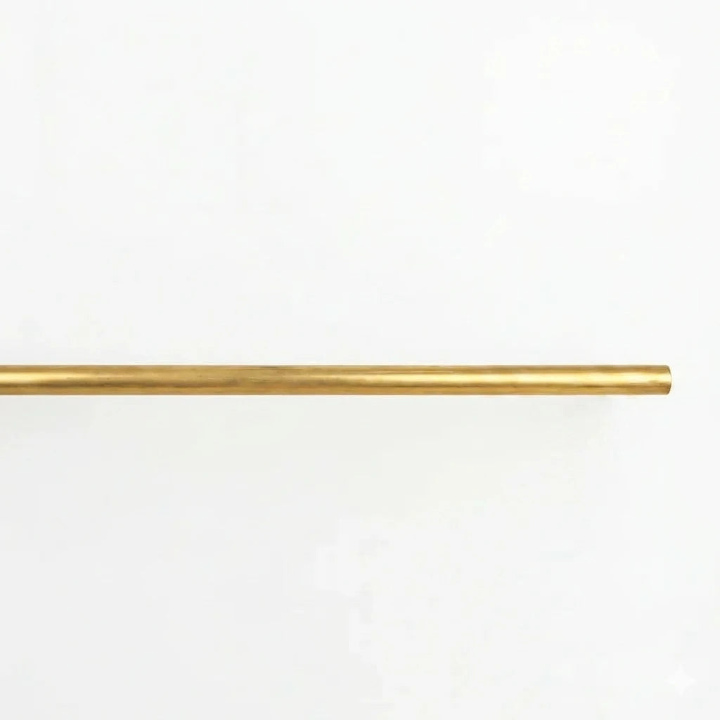 Unlacquered brass tube for rails feet rails and hand rails