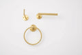Bathroom Set – Handcrafetd Hook + Towel Ring + Toilet Paper Holder