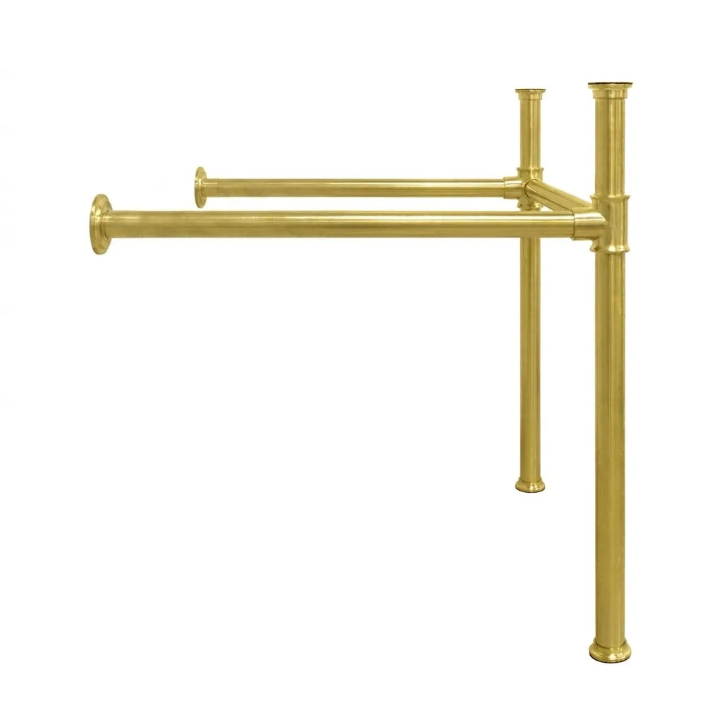 Brass Sink Legs , Vintage Solid Brass Bathroom Vanity base Legs