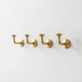 Brass Wall Hook, Handmade Solid Brass Hanging Hooks