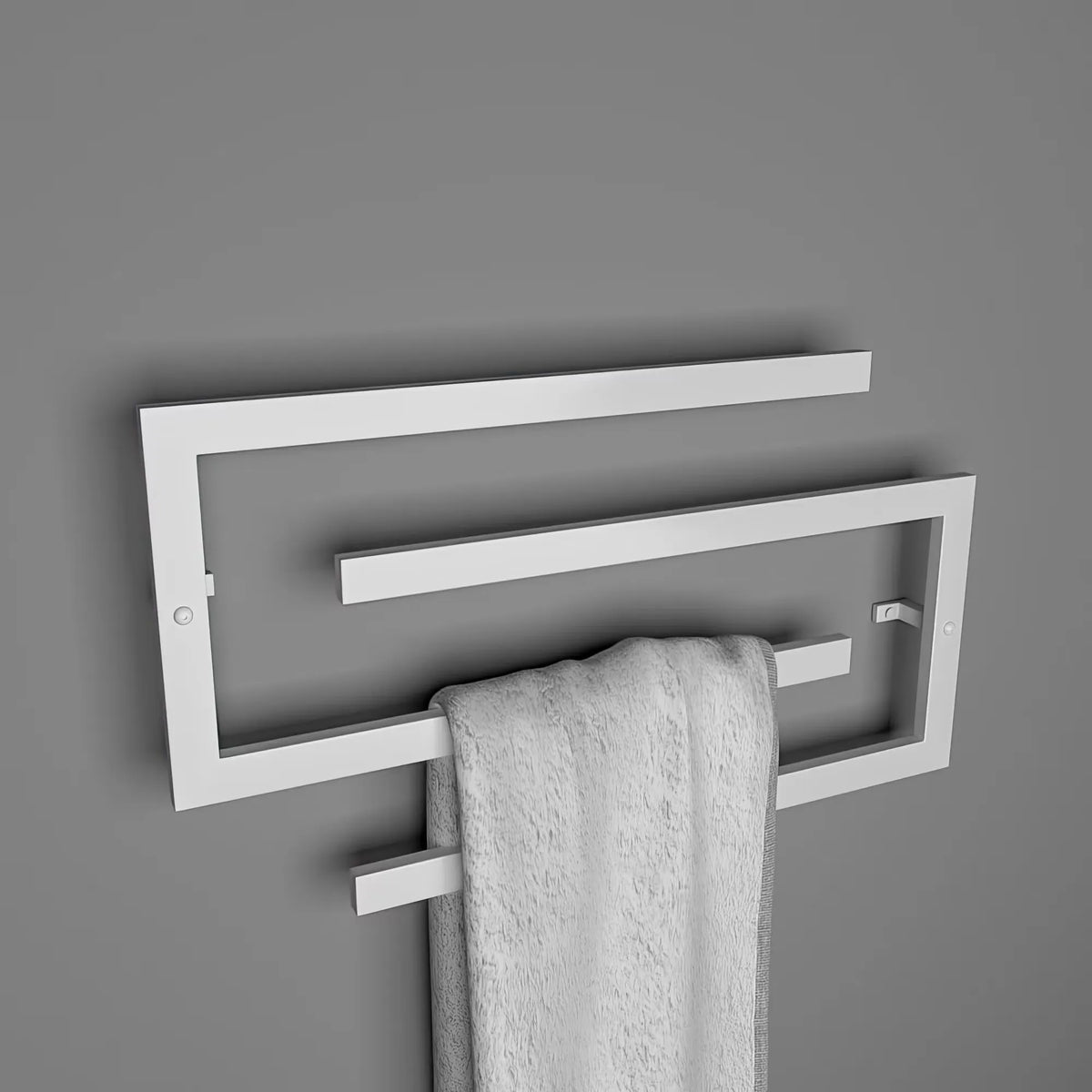 Minimalist Brass Towel Rack: Modern Wall-Mounted Towel Bar