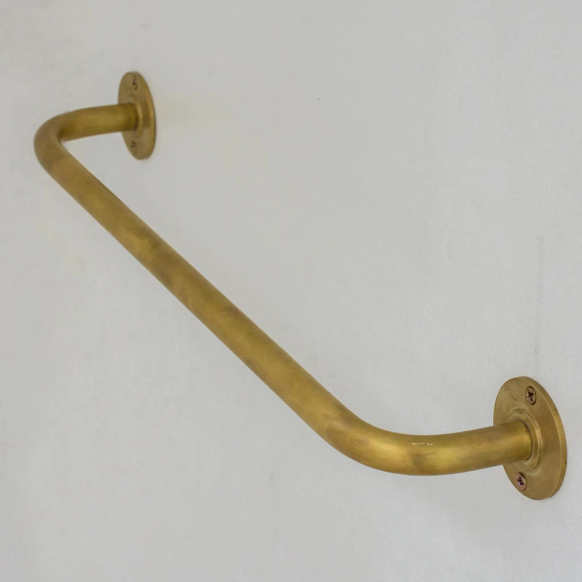 Unlacquered Brass Towel Bar Holder, Bathroom Towel Hanger