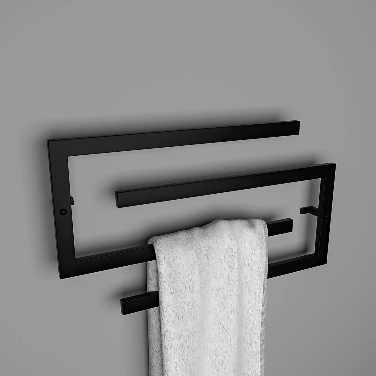 Minimalist Brass Towel Rack: Modern Wall-Mounted Towel Bar
