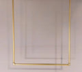 Brass Ceiling Mounted Clothing Rack, Brass Hanging Clothing Rod, Garment Rail