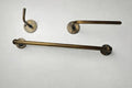 Bronze Bathroom Hardware Set, 20" Towel Bar, Toilet Paper Holder, Wall Hook