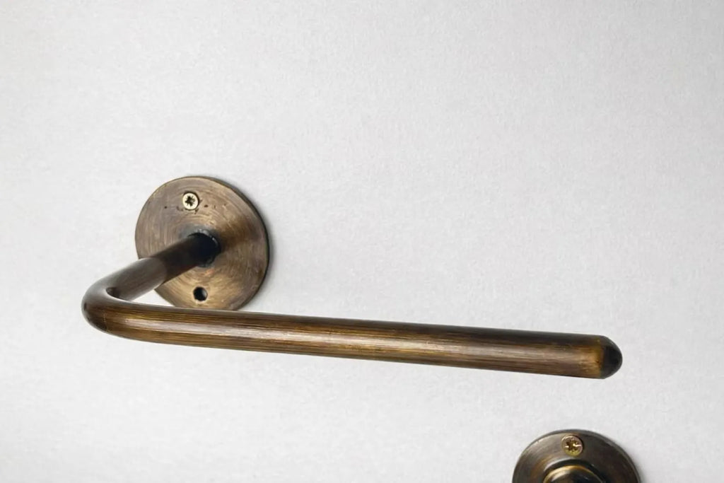 Bronze Bathroom Hardware Set, 20" Towel Bar, Toilet Paper Holder, Wall Hook