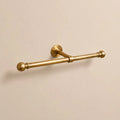 Wall Mounted Clothing Rod, Solid Garment Rack, Minimalist Closet Rod, Unlacquered Brass Hanging Rail