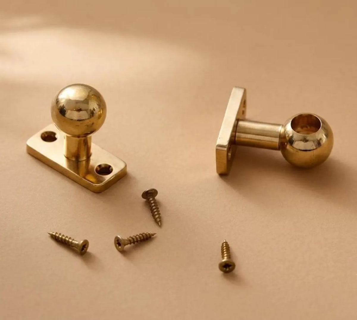 Brass Café Curtain Rod for Cabinet Door and Windows