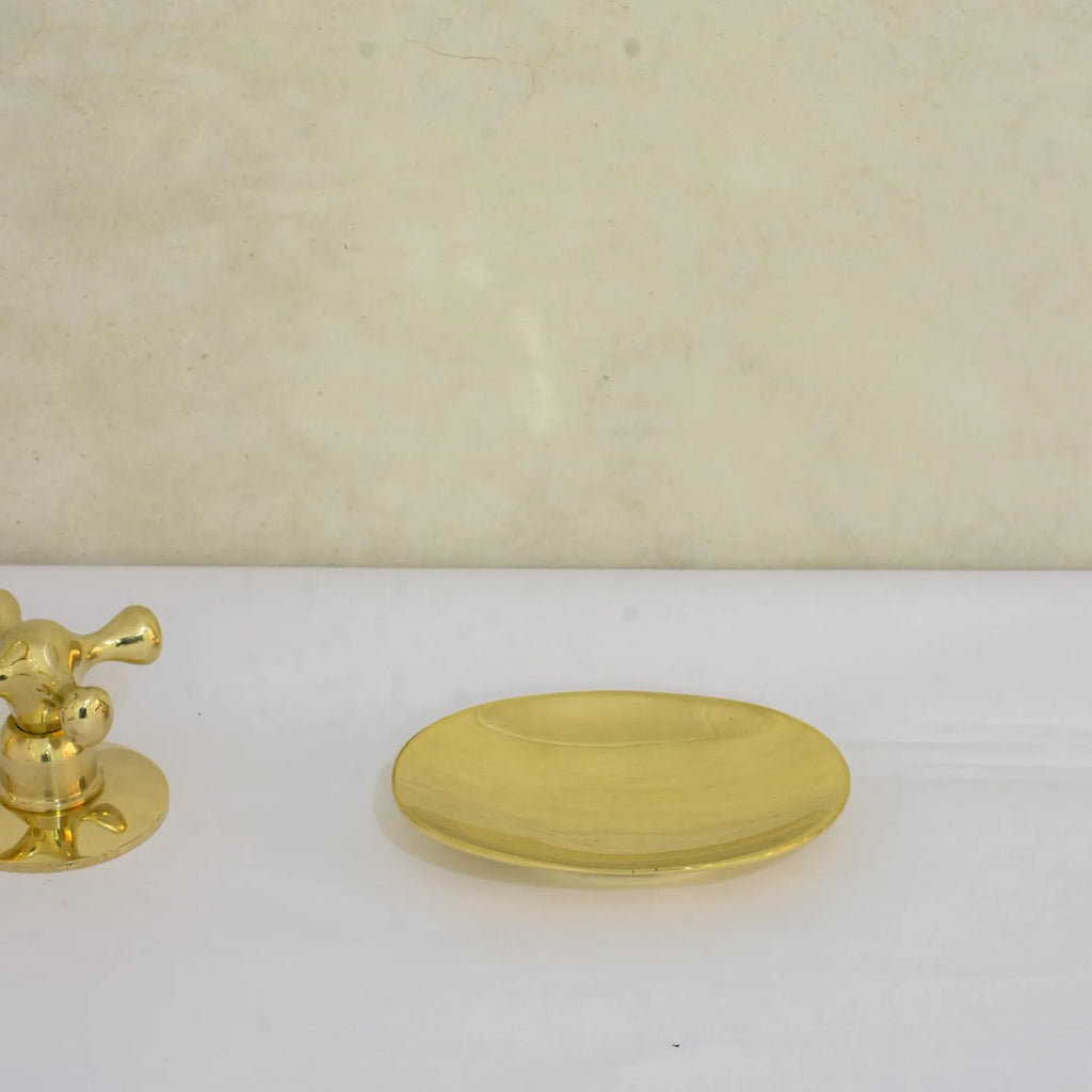 Solid Brass Wall Soap Holder, Handcrafted Soap Dish