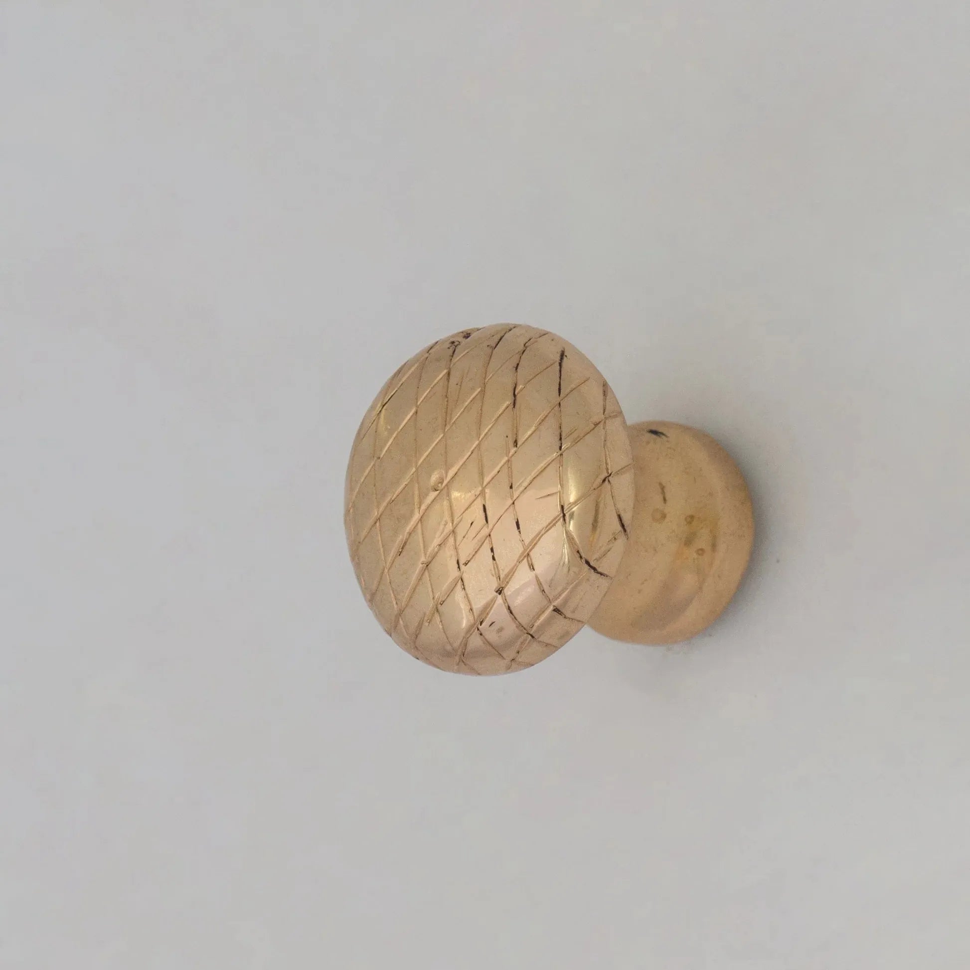 Round Vintage Brass Cabinet, Drawer and Wardrobe Door Knob