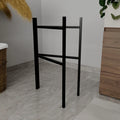 Modern Freestanding Brass Towel Drying Rack – Foldable Bathroom Organizer