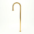 Service Bar Rail floor mounted made from full brass gold finish